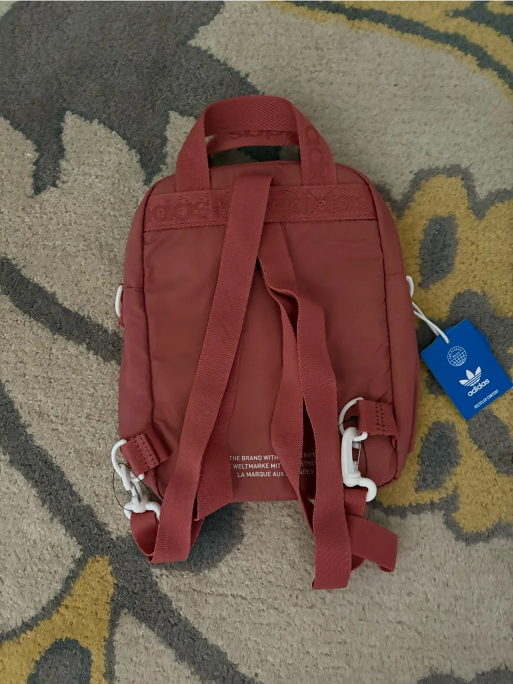 adidas Pink Mini Backpack - Picture 2 of 6